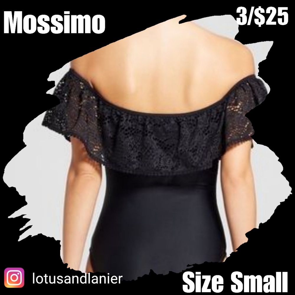 Mossimo Black  Swimsuit  Sz S NWT 3/$25